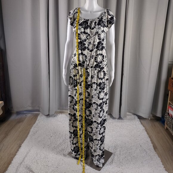 Hybrid & Company Off Shoulder High Waist Romper Wide Leg Jumper Size 3X (NWT) - Picture 6 of 12